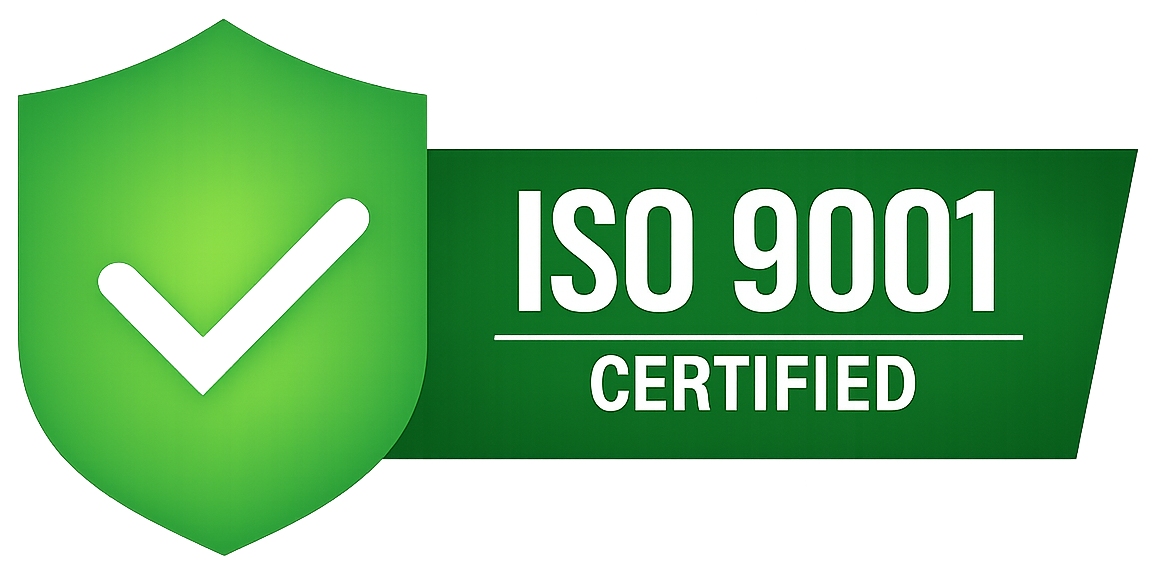 ISO 9001:2015 certification mark